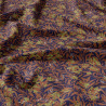 Printed Viscose SHAE Navy Blue / Toffee